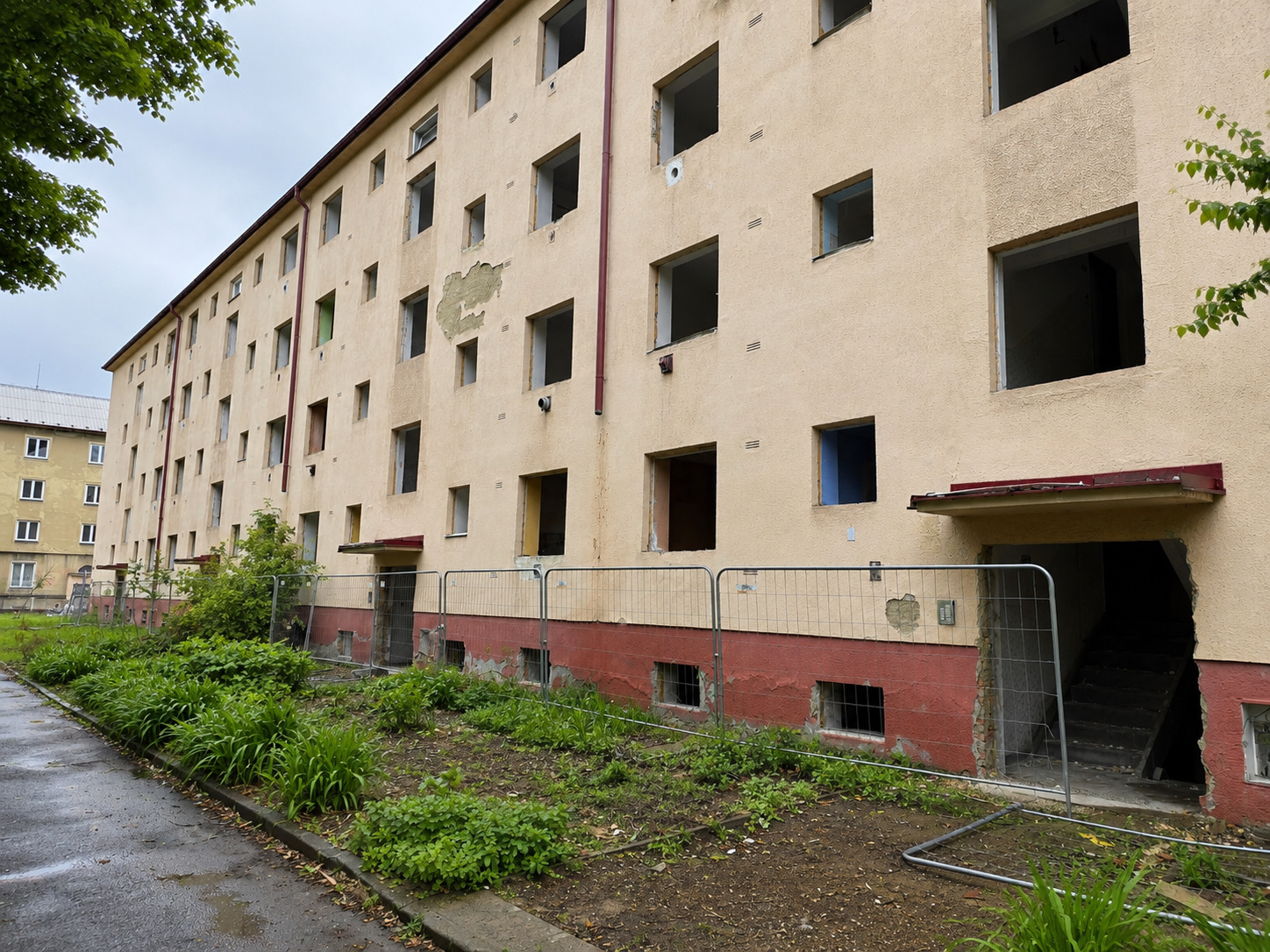 Wohngebäude vor der Sanierung